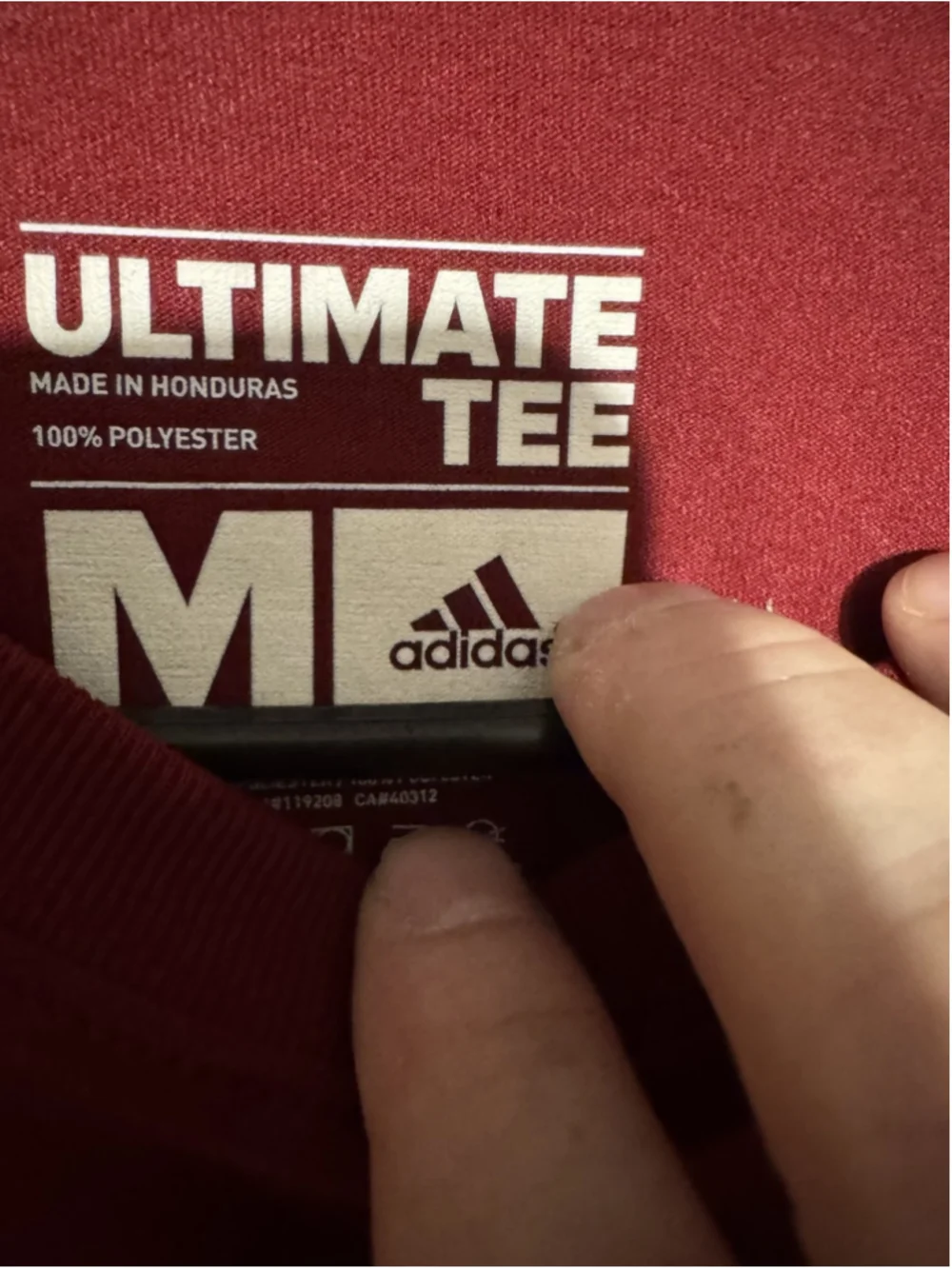 UMass Amherst Minutemen Adidas S/S T-shirt Men M Red